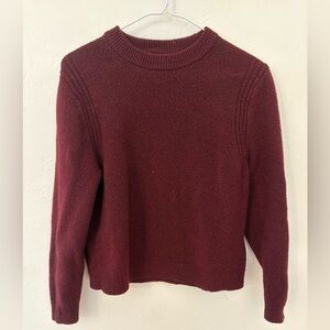 a new day Women's Deep Red Turtleneck Sweater